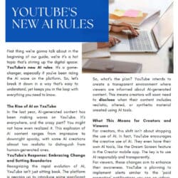 Faceless Youtube Channel Ideas With AI - Tips and Tricks eBook - Image 3