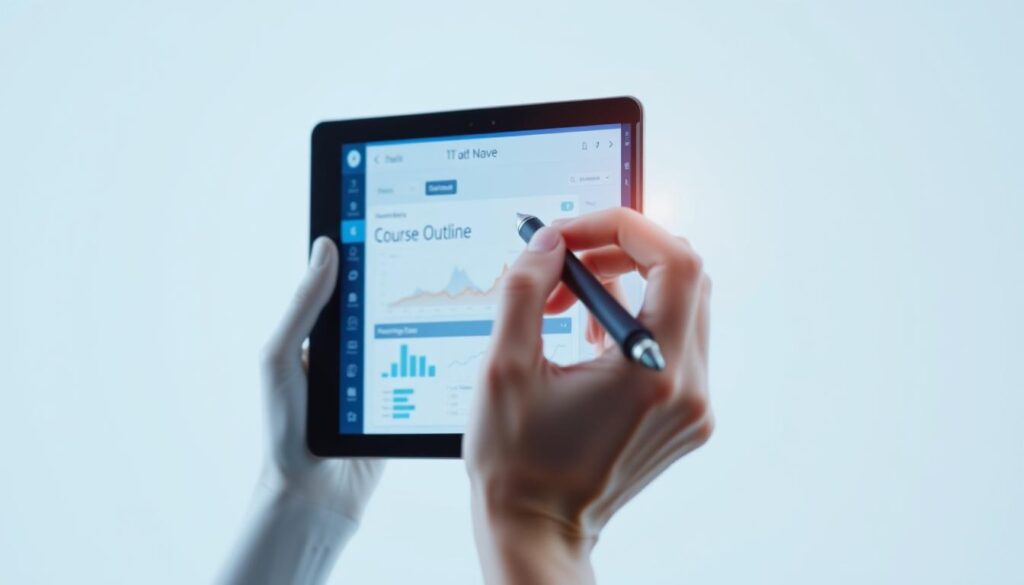 AI-assisted content creation for online courses